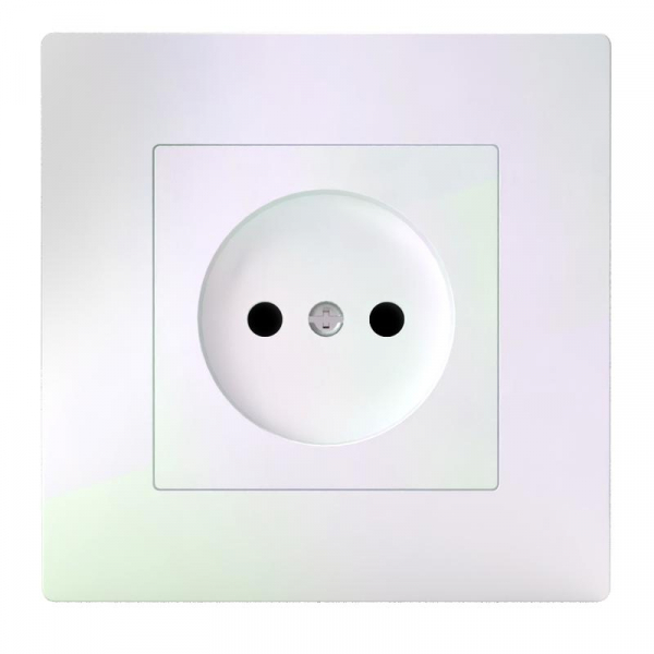 Розетка 1-м СП Pixel 16А IP20 без заземл. в сборе перламутр. TOKOV ELECTRIC TKE-PX-R1F-C04 ТехноИмпульс