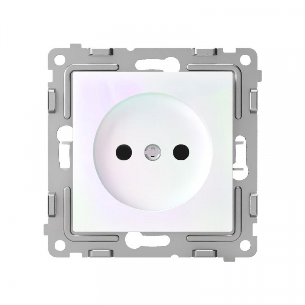 Розетка 1-м СП Pixel 16А IP20 без заземл. механизм перламутр. TOKOV ELECTRIC TKE-PX-R1-C04 ТехноИмпульс