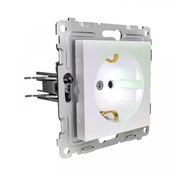 Розетка 1-м СП Pixel 16А IP20 с заземл. механизм перламутр. TOKOV ELECTRIC TKE-PX-R1Z-C04 ТехноИмпульс