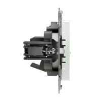 Розетка компьютерная 1-м СП Pixel RJ45 кат.5E механизм перламутр. TOKOV ELECTRIC TKE-PX-RC1-C04 ТехноИмпульс