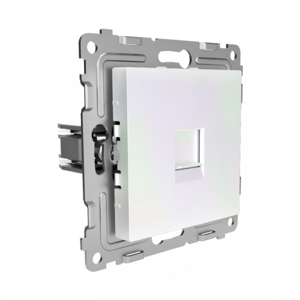 Розетка компьютерная 1-м СП Pixel RJ45 кат.5E механизм перламутр. TOKOV ELECTRIC TKE-PX-RC1-C04 ТехноИмпульс