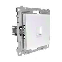 Розетка компьютерная 1-м СП Pixel RJ45 кат.5E механизм перламутр. TOKOV ELECTRIC TKE-PX-RC1-C04 ТехноИмпульс