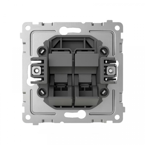 Розетка компьютерная 2-м СП Pixel RJ45 кат.5E механизм перламутр. TOKOV ELECTRIC TKE-PX-RC2-C04 ТехноИмпульс