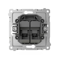 Розетка компьютерная 2-м СП Pixel RJ45 кат.5E механизм перламутр. TOKOV ELECTRIC TKE-PX-RC2-C04 ТехноИмпульс