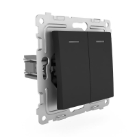 Выключатель 2-кл. СП Pixel 10А IP20 с индикатором механизм карбон TOKOV ELECTRIC TKE-PX-V2I-C14 ТехноИмпульс