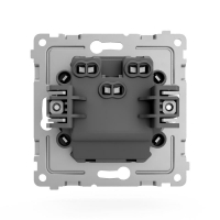 Выключатель 2-кл. СП Pixel 10А IP20 с индикатором механизм карбон TOKOV ELECTRIC TKE-PX-V2I-C14 ТехноИмпульс
