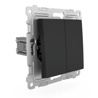 Переключатель проходной 2-кл. СП Pixel 10А IP20 механизм карбон TOKOV ELECTRIC TKE-PX-P2-C14 ТехноИмпульс