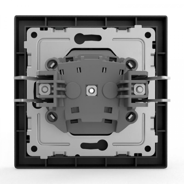 Розетка 1-м СП Pixel 16А IP20 без заземл. в сборе карбон TOKOV ELECTRIC TKE-PX-R1F-C14 ТехноИмпульс