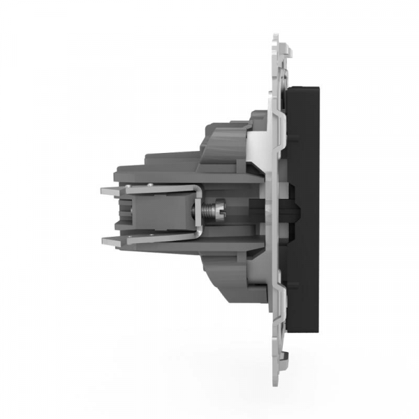 Розетка 1-м СП Pixel 16А IP20 без заземл. механизм карбон TOKOV ELECTRIC TKE-PX-R1-C14 ТехноИмпульс