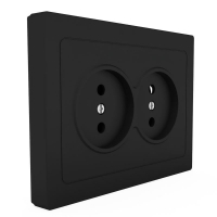 Розетка 2-м СП Pixel 16А IP20 без заземл. в сборе карбон TOKOV ELECTRIC TKE-PX-R2F-C14 ТехноИмпульс