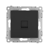 Розетка компьютерная 1-м СП Pixel RJ45 кат.5E механизм карбон TOKOV ELECTRIC TKE-PX-RC1-C14 ТехноИмпульс