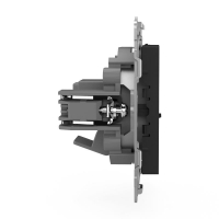 Розетка компьютерная 1-м СП Pixel RJ45 кат.5E механизм карбон TOKOV ELECTRIC TKE-PX-RC1-C14 ТехноИмпульс