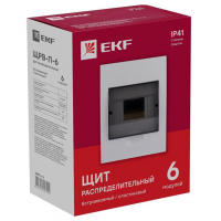 Щит распределительный ЩРВ-П-6 IP41 EKF pb40-v-6 ТехноИмпульс