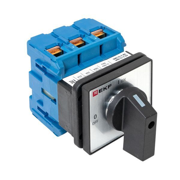 Переключатель кулачковый ПК-2-13 3П 100А "ВКЛ-ВЫКЛ" EKF pk-2-13-100 ТехноИмпульс