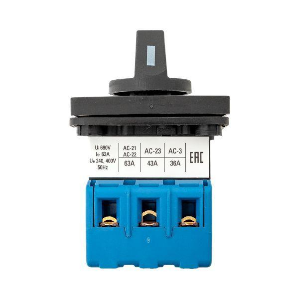 Переключатель кулачковый ПК-2-13 3П 63А "ВКЛ-ВЫКЛ" EKF pk-2-13-63 ТехноИмпульс