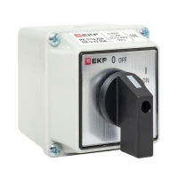 Переключатель кулачковый ПК-3-13 3П 25А "ВКЛ-ВЫКЛ" IP54 EKF pk-3-13-25 ТехноИмпульс