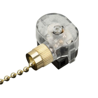 Выключатель для настенного свет. с цепочкой 270мм зол. Rexant 32-0102 ТехноИмпульс