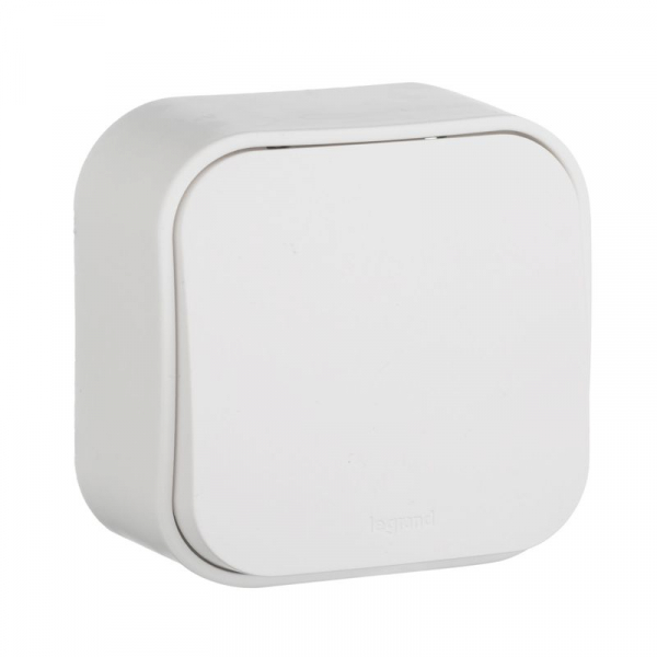 Переключатель проходной 1-кл. ОП Quteo 10А IP20 10AX бел. IEK 782204 ТехноИмпульс