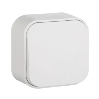 Переключатель проходной 1-кл. ОП Quteo 10А IP20 10AX бел. IEK 782204 ТехноИмпульс