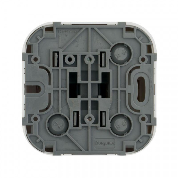 Переключатель проходной 1-кл. ОП Quteo 10А IP20 10AX бел. IEK 782204 ТехноИмпульс