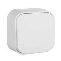 Переключатель проходной 1-кл. ОП Quteo 10А IP20 10AX бел. IEK 782204 ТехноИмпульс