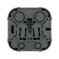 Розетка 1-м ОП Quteo 16А IP20 2P без заземл. без защ. шторок сл. кость IEK 782240 ТехноИмпульс