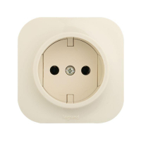 Розетка 1-м ОП Quteo 16А IP20 2P без заземл. без защ. шторок сл. кость IEK 782240 ТехноИмпульс