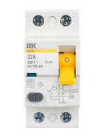 Выключатель дифференциального тока (УЗО) 2п 32А 100мА тип AC ВД1-63 KARAT IEK MDV10-2-032-100 ТехноИмпульс