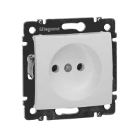Розетка 1-м СП Valena 16А IP21 без заземл. на винтах механизм бел. IEK 774416 ТехноИмпульс