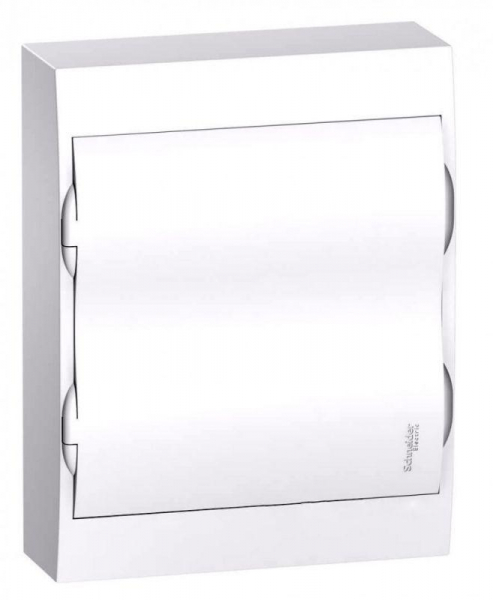 Бокс навесной ОП City9 Box 2 ряда 24мод IP40 IK07 63А 2 клеммы с бел. дверцей SE EZ9E212P2SRU ТехноИмпульс