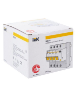 Выключатель автоматический дифференциального тока 4п C 32А 100мА тип AC 4.5кА АД-14 KARAT IEK MAD10-4-032-C-100 ТехноИмпульс