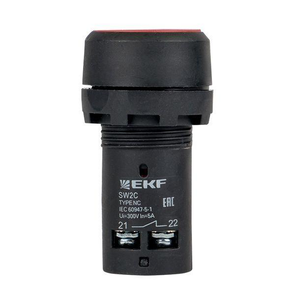 Кнопка SW2C-11 с фиксацией красн. NO+NC PROxima EKF sw2c-11f-r ТехноИмпульс