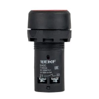 Кнопка SW2C-11 с фиксацией красн. NO+NC PROxima EKF sw2c-11f-r ТехноИмпульс