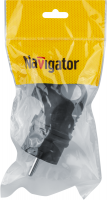 Вилка угловая 61 367 NCA-PLR01-16A-E-IP44-BL с заземл. каучук черн. Navigator 61367 ТехноИмпульс