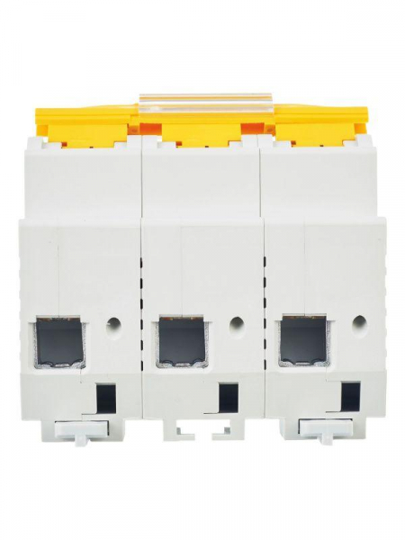 Выключатель автоматический модульный 3п D 40А 10кА ВА47-100 KARAT IEK MVA40-3-040-D ТехноИмпульс