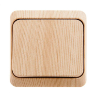 Переключатель проходной 1-кл. ОП Этюд 10А IP20 сосна SE BA10-004D ТехноИмпульс