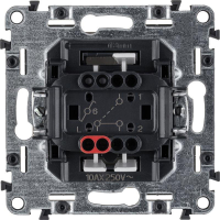 Переключатель 1-кл. СП Valena Life 10А IP20 250В 10AX с лицев. панелью безвинтов. зажимы механизм сл. кость Leg 752506 ТехноИмпульс