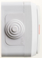 Выключатель 1-кл. ОП Этюд 10А IP44 10AX с подсветкой сер. SE BA10-045C ТехноИмпульс