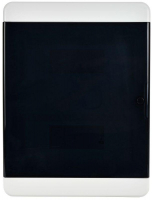 Корпус ЩРВ-П-24 TEKFOR IP41 черн. прозр. дверь пластик. IEK TF5-KP12-V-24-41-K01-K03 ТехноИмпульс