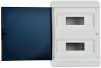 Корпус ЩРВ-П-24 TEKFOR IP41 черн. прозр. дверь пластик. IEK TF5-KP12-V-24-41-K01-K03 ТехноИмпульс