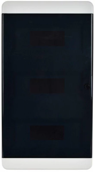 Корпус ЩРВ-П-36 TEKFOR IP41 черн. прозр. дверь пластик. IEK TF5-KP12-V-36-41-K01-K03 ТехноИмпульс