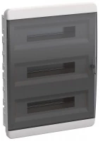 Корпус ЩРВ-П-54 TEKFOR IP41 черн. прозр. дверь пластик. IEK TF5-KP12-V-54-41-K01-K03 ТехноИмпульс