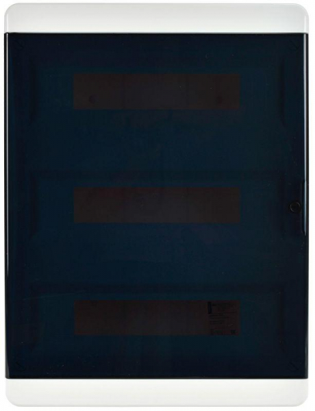 Корпус ЩРВ-П-54 TEKFOR IP41 черн. прозр. дверь пластик. IEK TF5-KP12-V-54-41-K01-K03 ТехноИмпульс