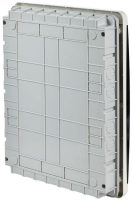 Корпус ЩРВ-П-54 TEKFOR IP41 черн. прозр. дверь пластик. IEK TF5-KP12-V-54-41-K01-K03 ТехноИмпульс