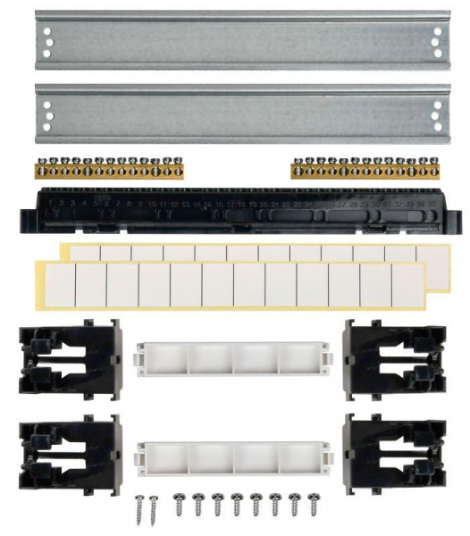 Корпус ЩРН-П-24 TEKFOR IP41 черн. прозр. дверь пластик. IEK TF5-KP12-N-24-41-K01-K03 ТехноИмпульс