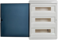 Корпус ЩРН-П-54 TEKFOR IP41 черн. прозр. дверь пластик. IEK TF5-KP12-N-54-41-K01-K03 ТехноИмпульс