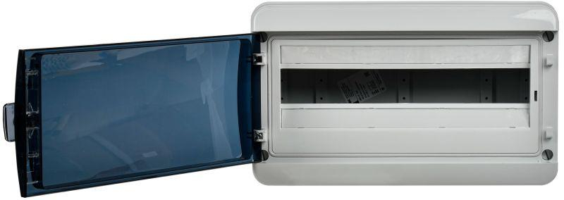 Корпус КМПн-18 TEKFOR IP65 черн. прозр. дверь пластик. IEK TF5-KP72-N-18-65-K03-K02 ТехноИмпульс