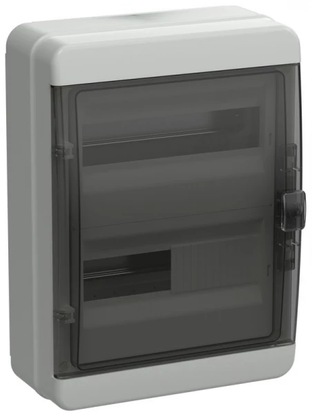 Корпус КМПн-24 TEKFOR IP65 черн. прозр. дверь пластик. IEK TF5-KP72-N-24-65-K03-K02 ТехноИмпульс