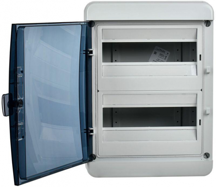 Корпус КМПн-24 TEKFOR IP65 черн. прозр. дверь пластик. IEK TF5-KP72-N-24-65-K03-K02 ТехноИмпульс