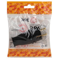 Вилка VX10-B-IP44 16А IP44 прямая с заземл. каучук черн. ЭРА Б0055414 ТехноИмпульс